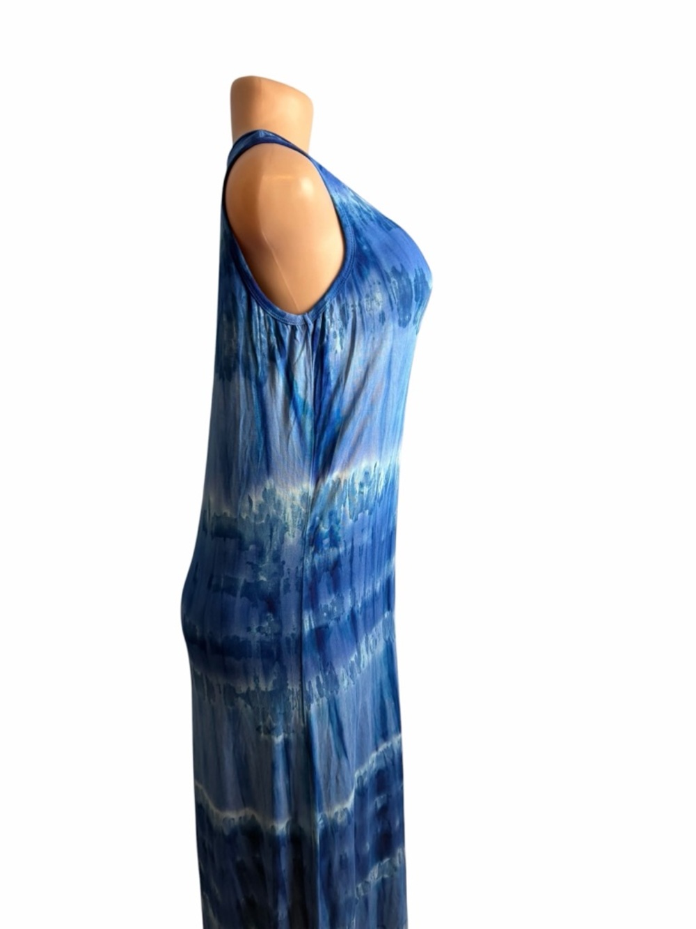 India Boutique Blue Tie-Dye Maxi Dress - Picture 7 of 9
